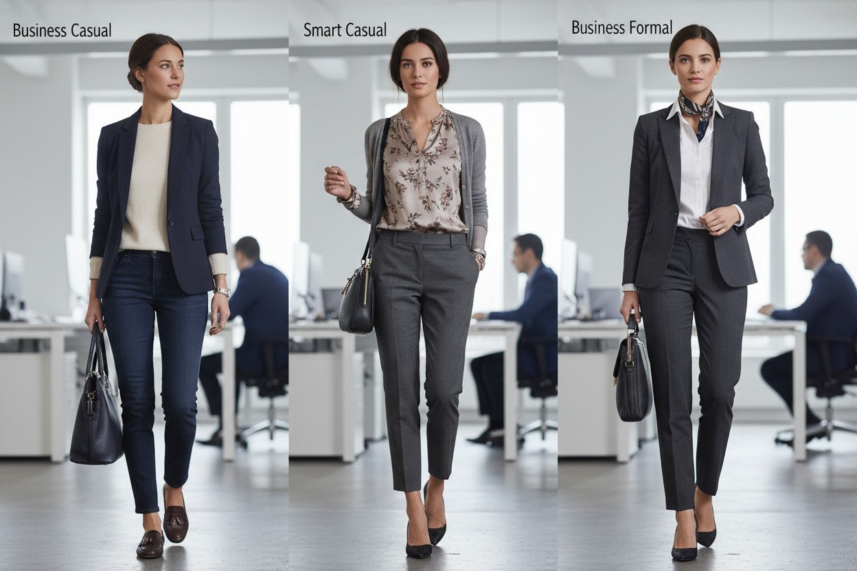 Dress code biurowy — czym różnią się poziomy formalności