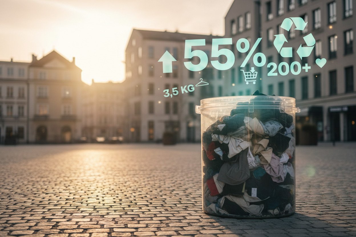Recykling ubrań w Polsce — liczby, które mówią same za siebie