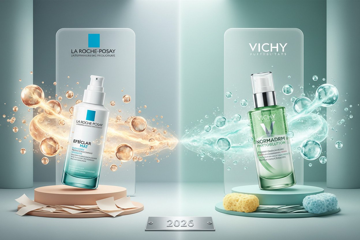 Skóra mieszana i tłusta — La Roche-Posay i Vichy w bezpośrednim pojedynku