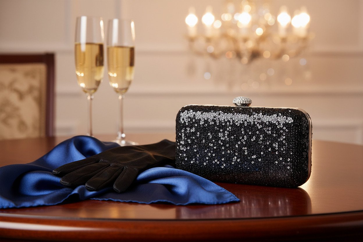 Torebka wieczorowa — elegancja w małym formacie